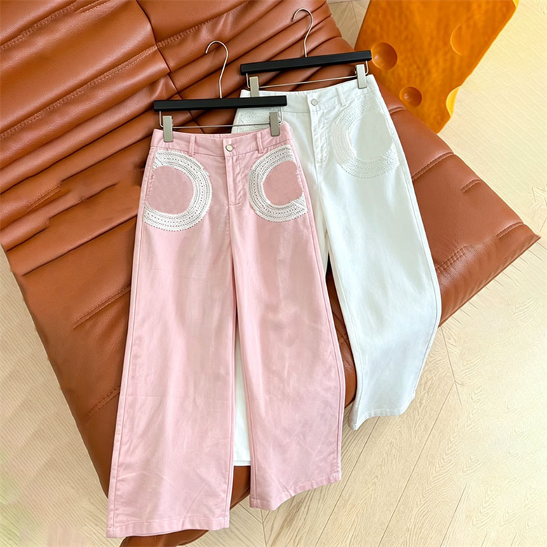 Chic Woman Elegant Pants High Waist Wide Leg Minimalist Breathable Pants Spring Summer Casual Wear