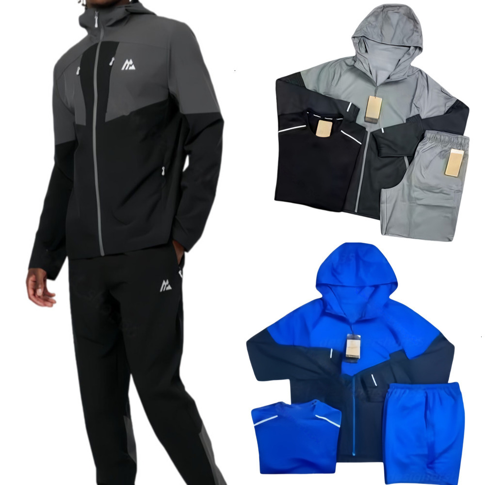 high quality tracksuit monterex tracksuit ensemble homme running pantalon 3-piece set sports fiess jogging suits running shirts quick dry sportswear