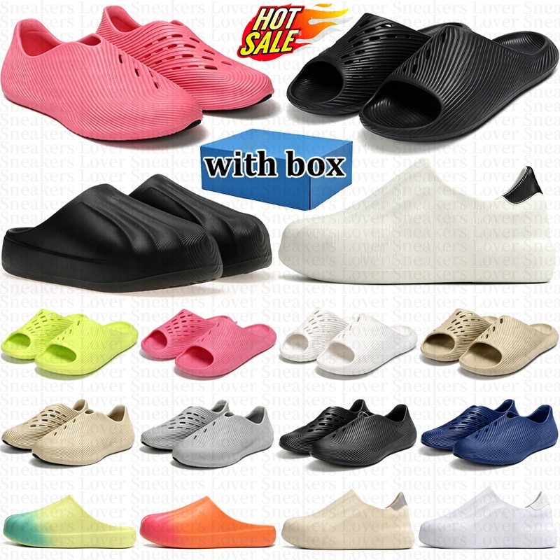 free shipping with box designer Purechill Slides mens slippers sneakers womens trainers black white grey Pink red Original jogging walking shoe-image-970465915