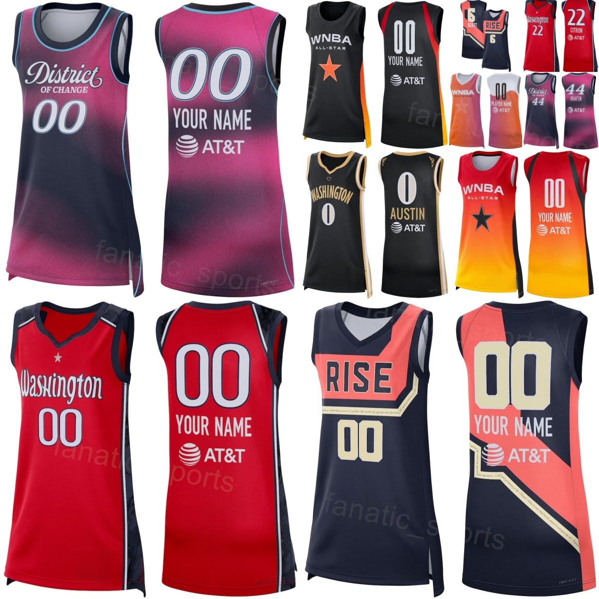 Printed Basketball Mystics Woman 18 Cassandre Prosper Jerseys Mens Kids Womens 22 Sonia Citron Kiki Iriafen Shakira Austin Cotie McMahon Georgia Amo