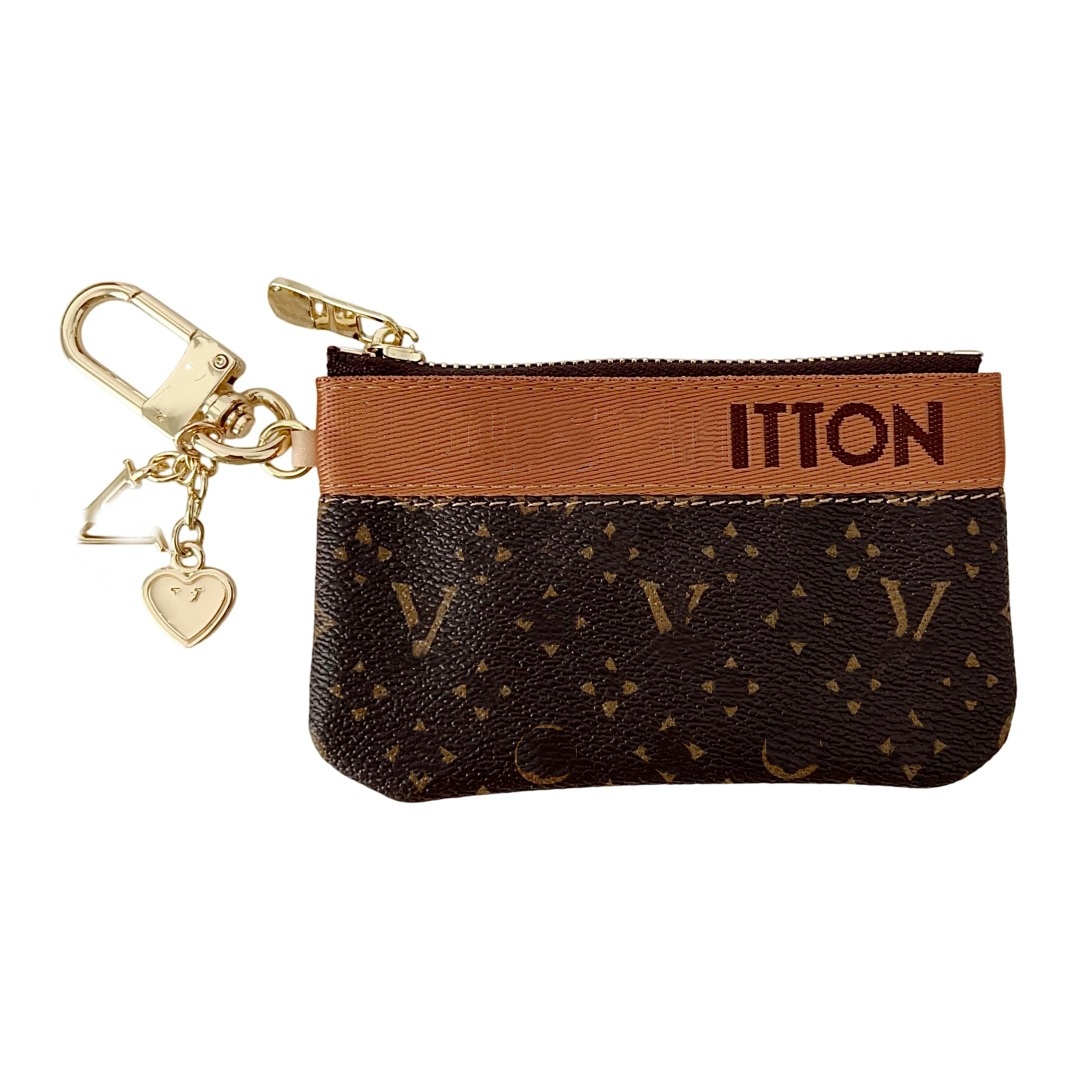 Porte-clés portefeuilles de créateurs Porte-clés Porte-clés à suspendre pour sac Porte-clés à suspendre en cuir véritable Murakami Monogramme Fem
