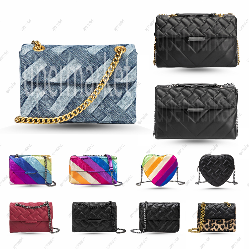 Designer mini shoulder bags luxury large handbags for women 2026 denim clutch bird head trends black heart chains purses fashion crossbody bag fl-image-983113627
