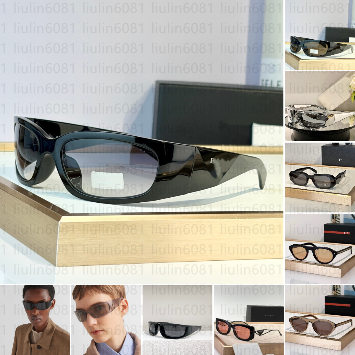 Sunglasses For Women Men Summer SPRB15 25Y 14Y future style goggles Sunglasses Anti-Ultraviolet 400 Retro Plate Full Frame Fashion Glasses with Box