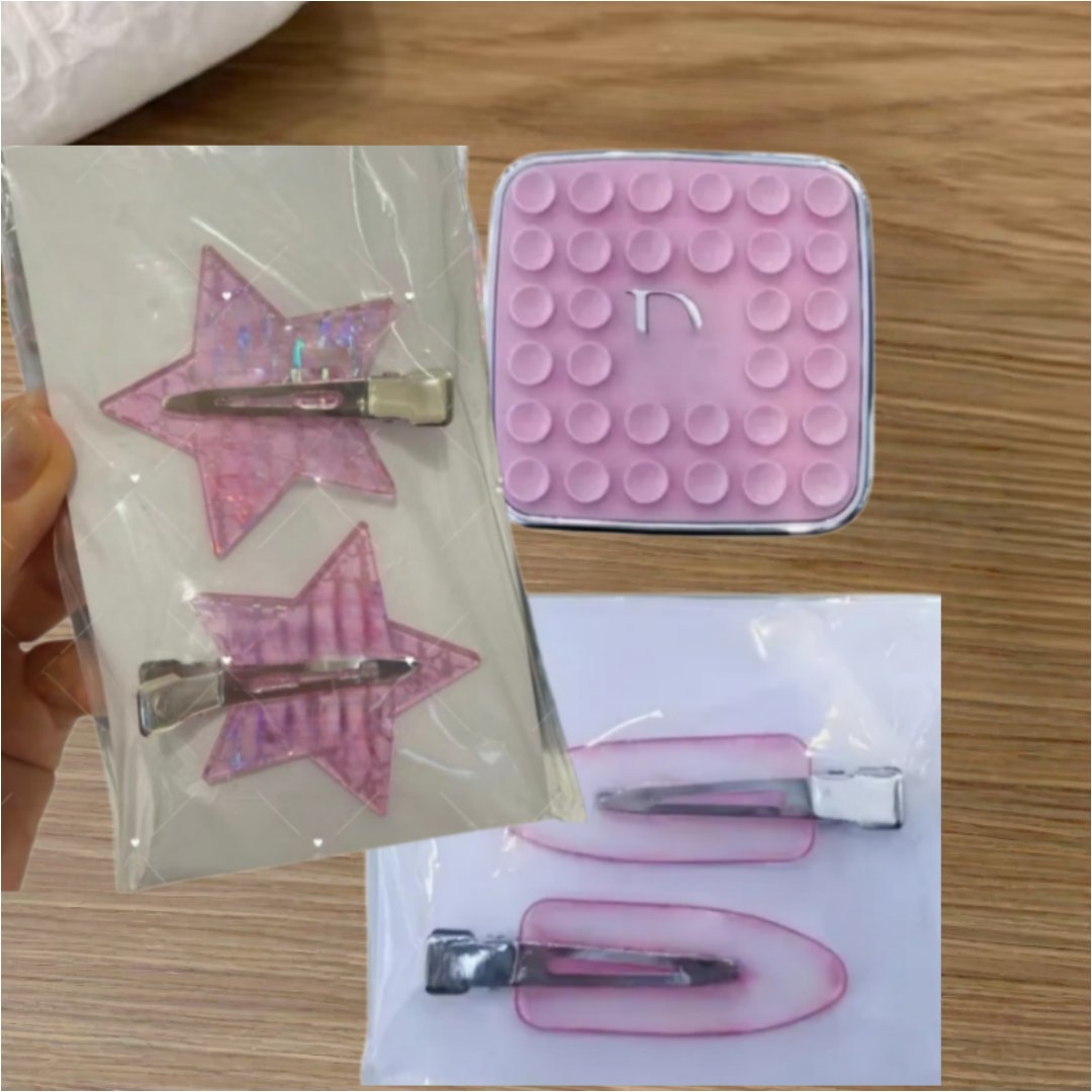 2026 Designer Five poined Hair clips Women Versaile Classic Luxury High end NEW sucion cup phone holder sar meal par classical D duckbill clip Fe