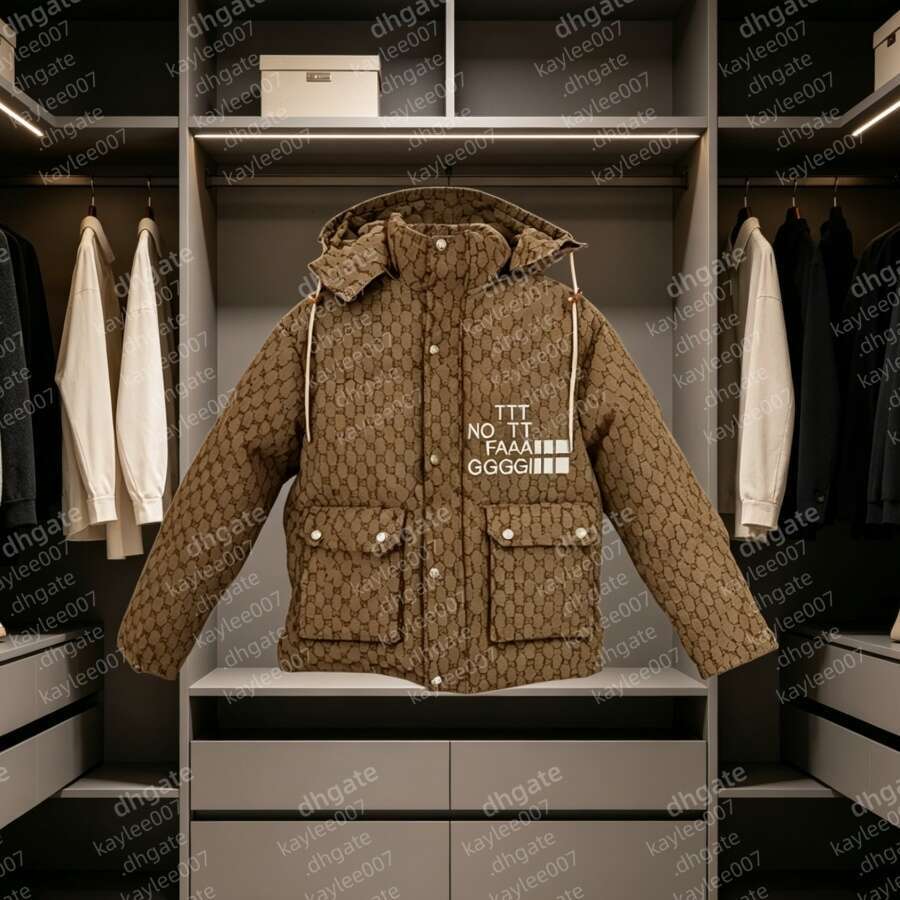 men designer jackets womens winter warm puffer jacket men leisure doudoune homme fashion puff coat embroidered Parka couple cardigan vest luxury-image-989606329