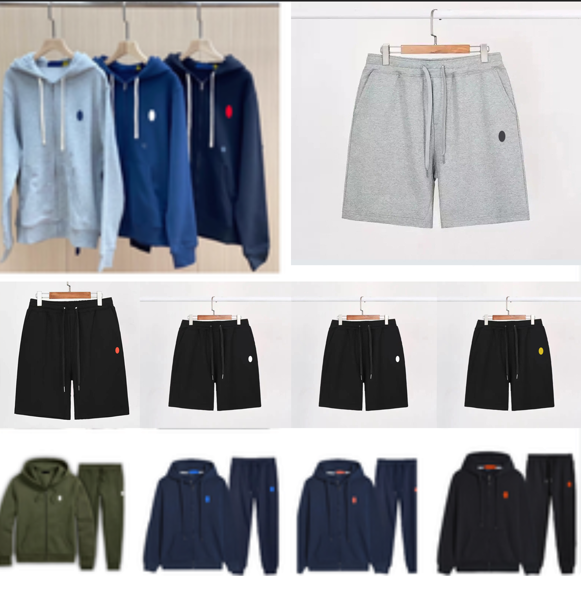Men's Tracksuits short Designer short hoodie Luxury Brand Mens Fashion Embroidery High Quality 1:1 Jacket Men's Fashion Hoodie Set