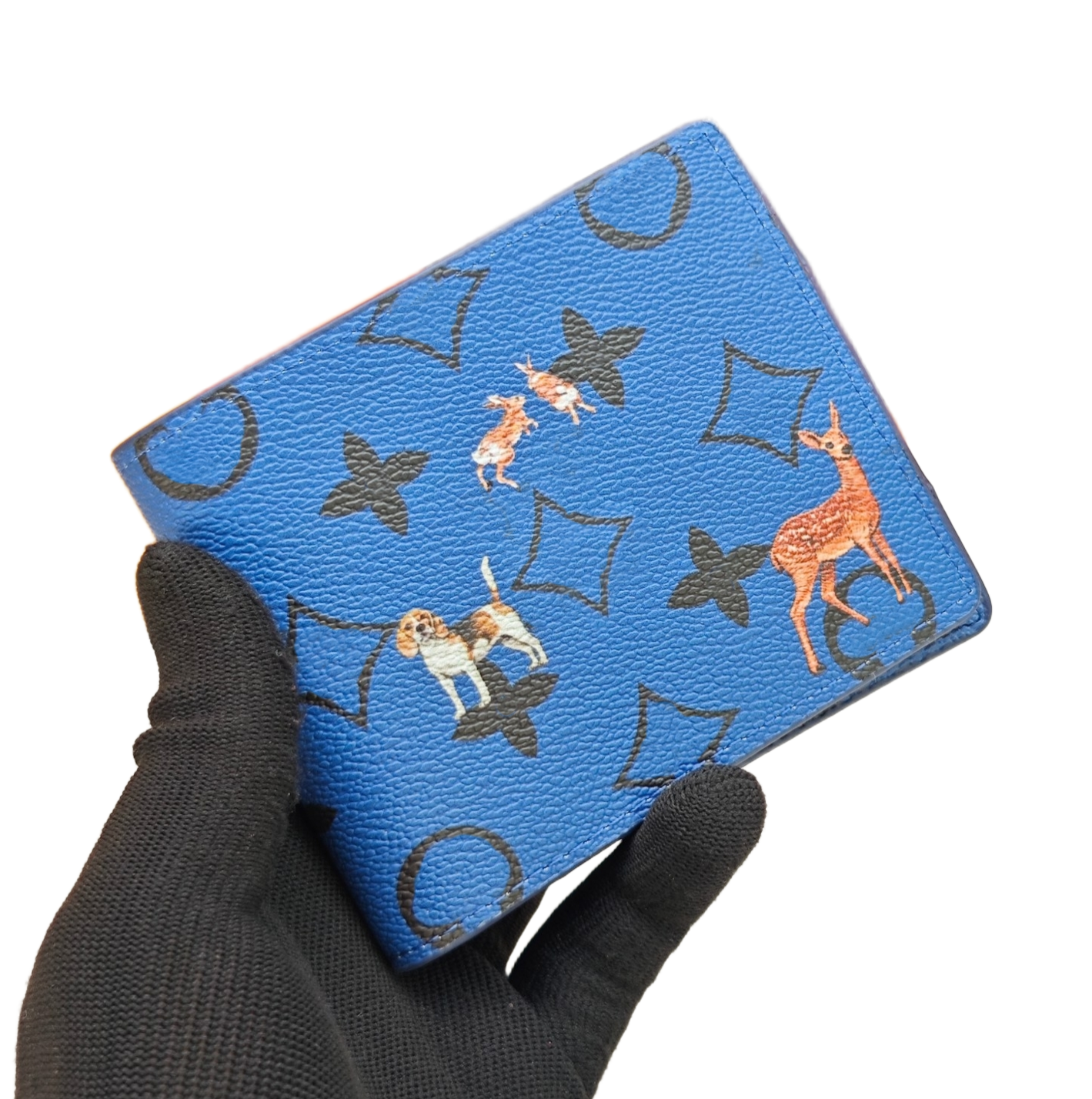 Classic Mens Designer Tanon Wallet with Floral Design Luxury Monogrammed Macassar Short Purse High-Quality Compact Cardholder Small Pocket Organizer