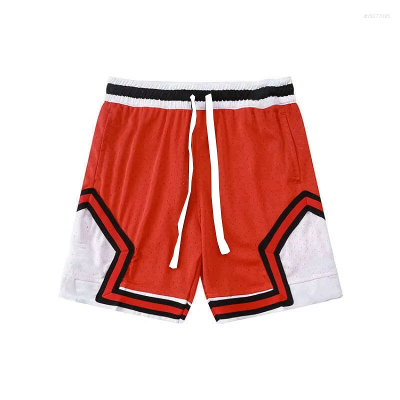 Men's Shorts Summer Fashion Vintage Style American Loose Basketball Adult Athletic Unisex Quick-drying Short Pants