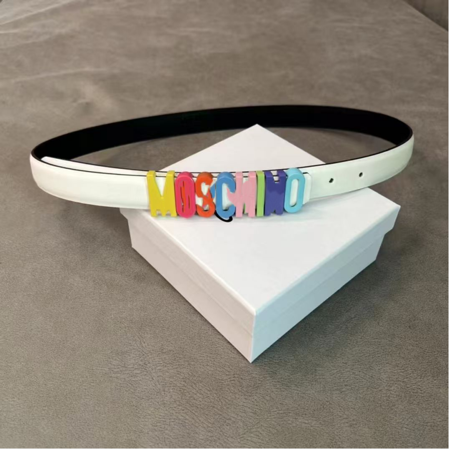 Luxurious designer belt Fashion Multicolor Letter Buckle Waist Belt, Women's PU Leather Narrow Belt for Jeans, Skirts, Dresses, Daily and Party