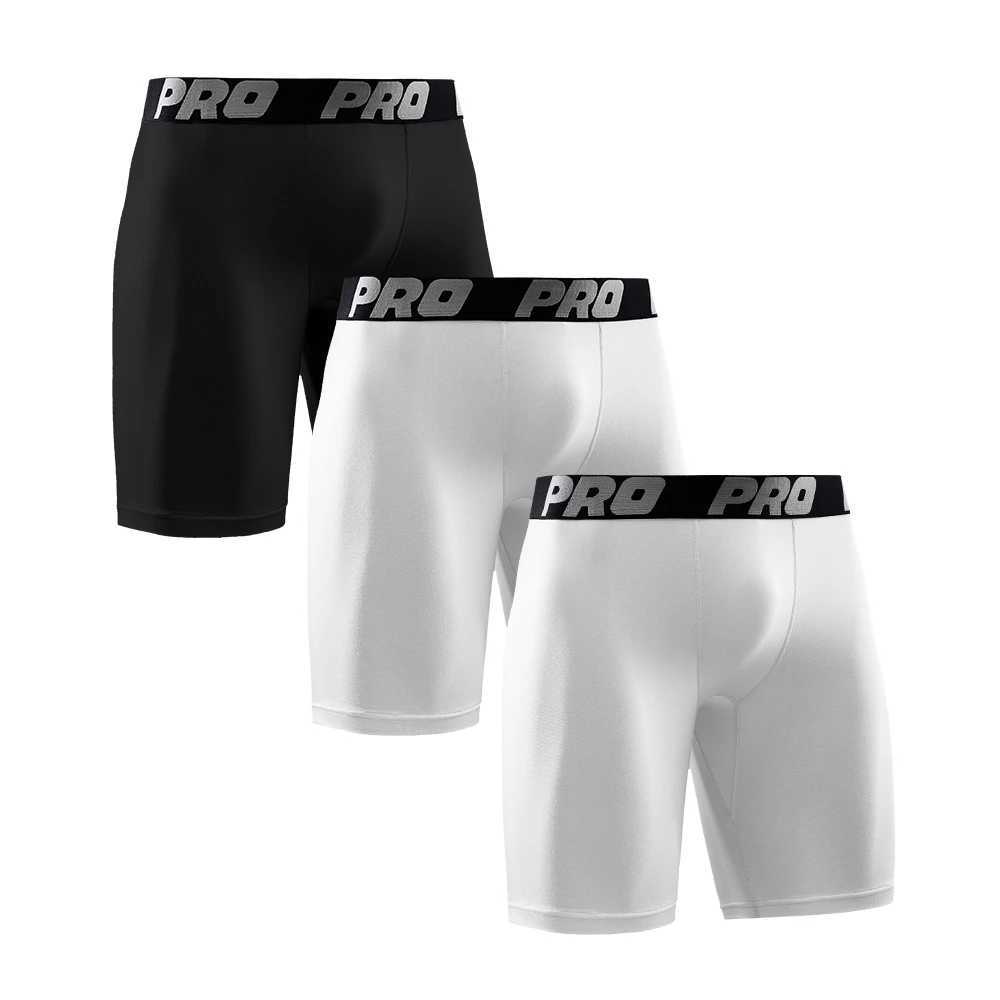 3Piece Set Underwear male Mens Boxers Briefs Sexy Underpants Quick Drying Breathable Mens Black and White Boxing Panties Men L260527