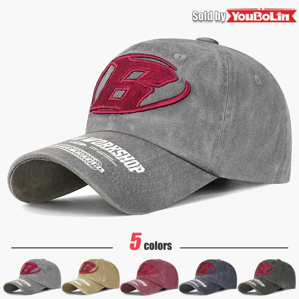 Retro Washed Faded Soft Top Baseball Cap Mens Womens Summer Sun UV Protection Outdoor Casual Hat L260528