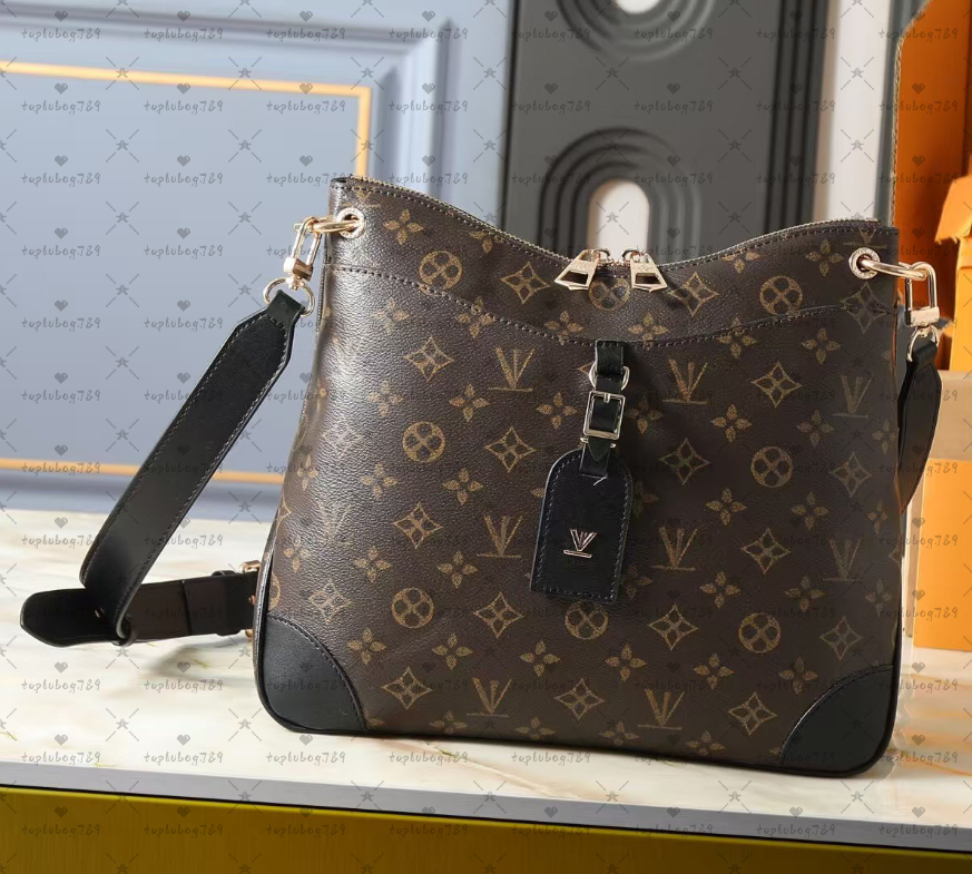 Top Designer Bag Genuine Leather Womens Shoulder Bags 31cm 28cm Coated Canvas Metal Double Zipper Chains Purse Mirror Quality Bucket Bag Luxury Tote