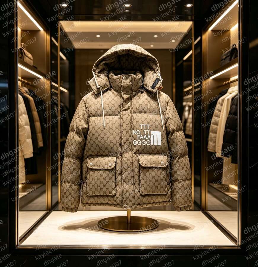 luxury puffer jacket designer jacket men warm jackets womens fashion puff mens coat leisure doudoune homme trend Parka couple cardigan vest winte-image-989821096