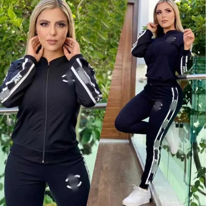 Designers new autumn and winter new baseball two-piece set womens forest style sexy light luxury high-end versatile fashion brand free shipping