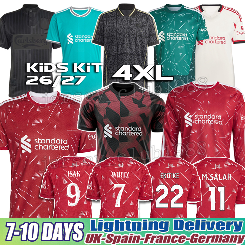 liverpool jersey 26 27 wirtz Ekitike SZOBOSZLAI ISAK Frimpong football kits MAC ALLISTER VIRGIL GAKPO Kerkez 25 26 long sleeves Soccer Jerseys xx-image-934328024