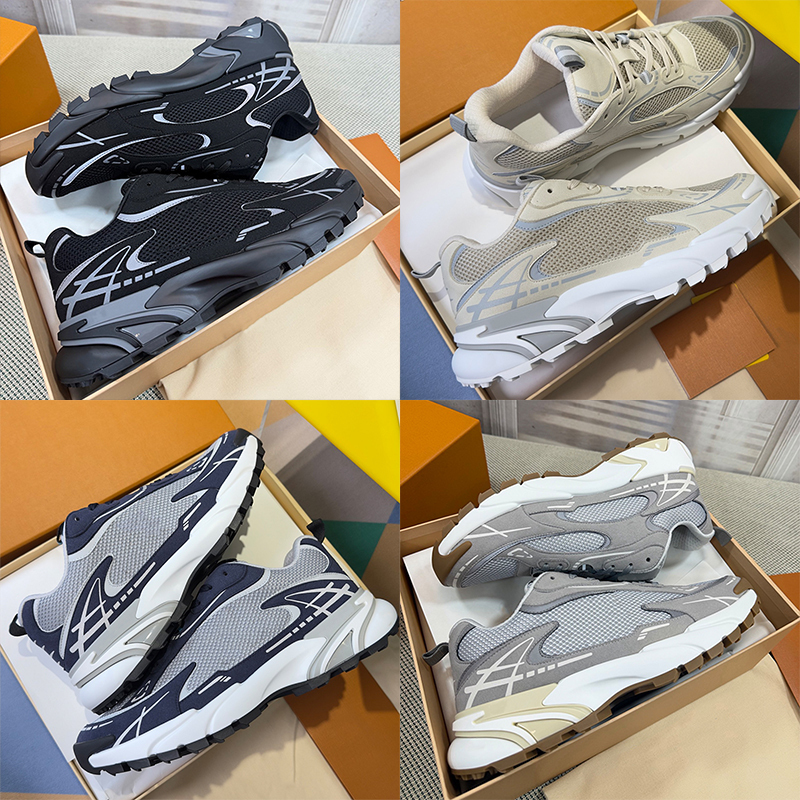 Men Runner Tactical Sneakers Free Shipping Luxury Design 2.0 Leather Running Shoes Dynamic Print Mesh Trainers Lightweight Running Cushioned Outdoor