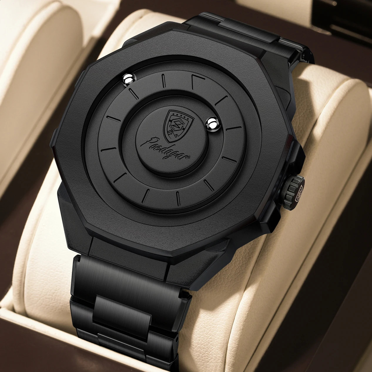 POEDAGAR High QUAlity y Watch For Men Waterproof Fashion Man Wristwatch Business Stainless Steel MensQUArtz Watches Reloj 260528BJ