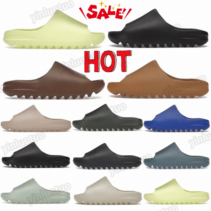 designer slippers slide slipper slides men Onyx Granite Slate Grey shoes sliders Flax womens Salt Dark Green orange flip flops mens wo6eCx#