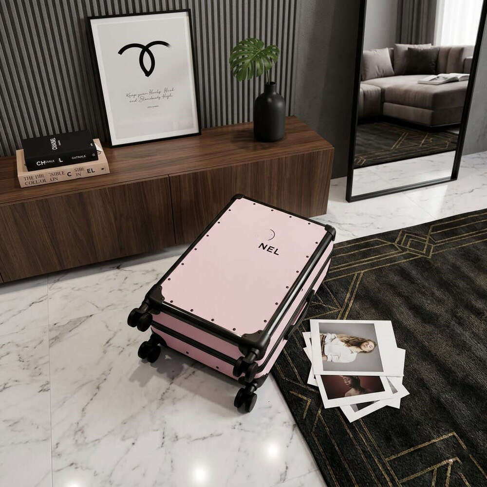 Luxury Designer Metal Luggage Set Top Quality Aluminum Suitcase Large Capacity Travel Trolley Bag Men Women Cabin Box Universal Wheels CHE-image-1107999297