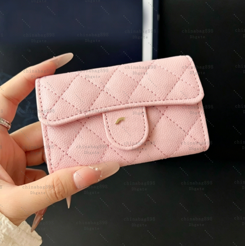 Top designer shoulder bag chain handbag plaid wallet double letter solid buckle sheepskin caviar pattern women luxury evening bag mini handbag