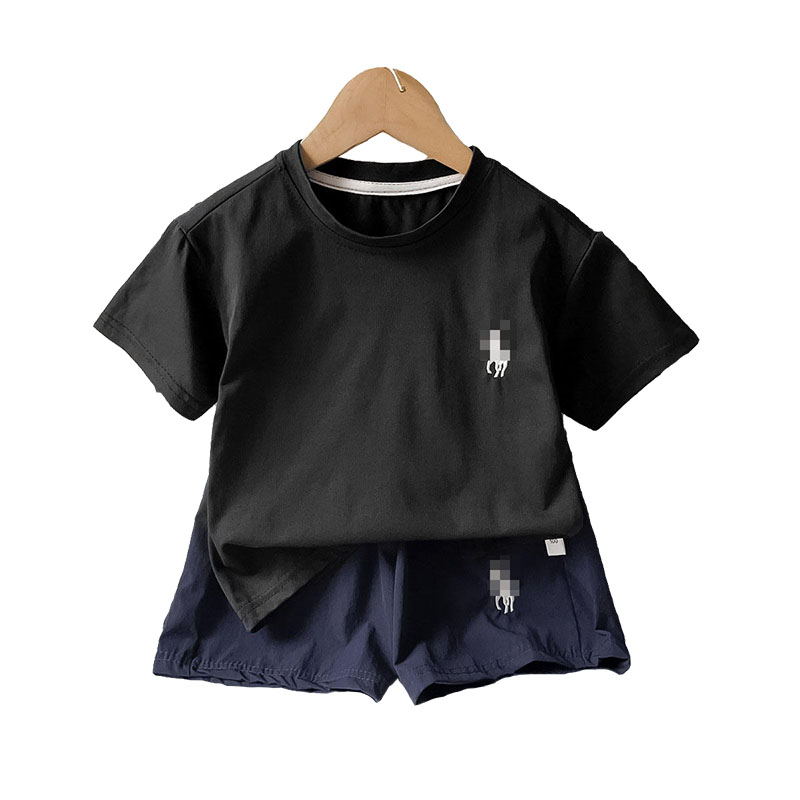 Luxury POLO Designer Kid Clothing Sets letter Pattern Boys Girls Tracksuit Summer Short Sleeve Top Tees And Shorts Sets