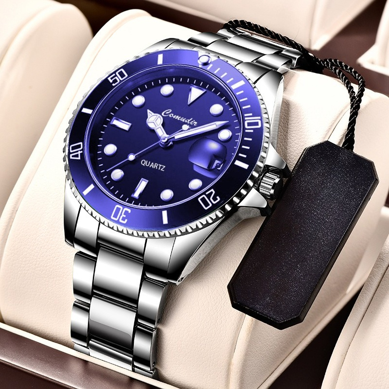 Exquisite Green Unique Design Charm Watch Fashionable Circular High End Business Style Watch Daily Travel Exquisite High Quality Gift Watch
