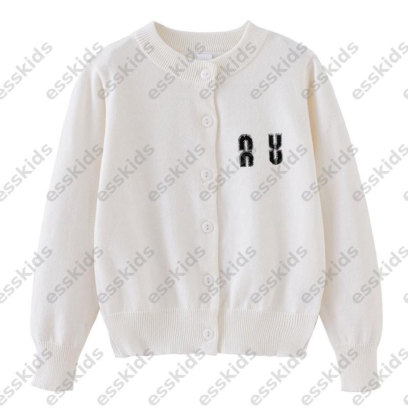 Kids Designer Clothes Cardigan Baby Knit Sweater Long Sleeve Button Down Jacket With Rhinestone Letter For Toddler Boys Girls Autumn Winter Sweaters