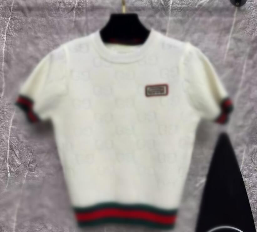 Pulls pour femmes T-shirt de luxe de créateur pour femme T-shirt décontracté sans manches Pull tricoté Haut pour femme