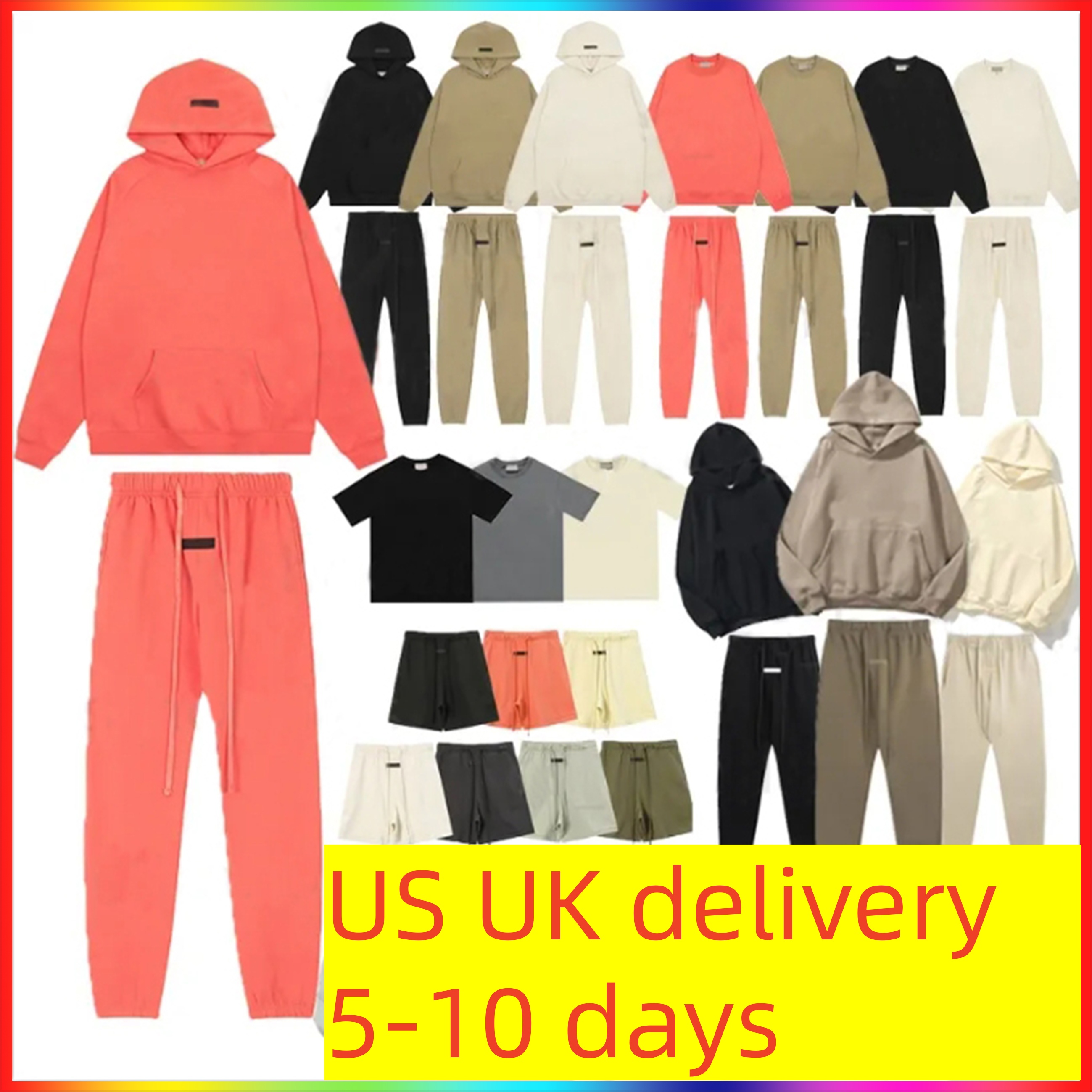 Designer hoodie mens essential hoodie fashion sweatshirt 3D Silicon Letter Printed essential shorts oversize hoody Streetwear skateboards hoodies-image-953667524