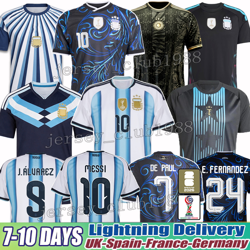 argentina world cup 2026 MESSI Jersey J. ALVAREZ E.FERNANDEZ MAC ALLISTER argentina Jersey xxxl 4XL Football Shirt L. MARTINEZ Lo Celso De Paul A-image-956475638