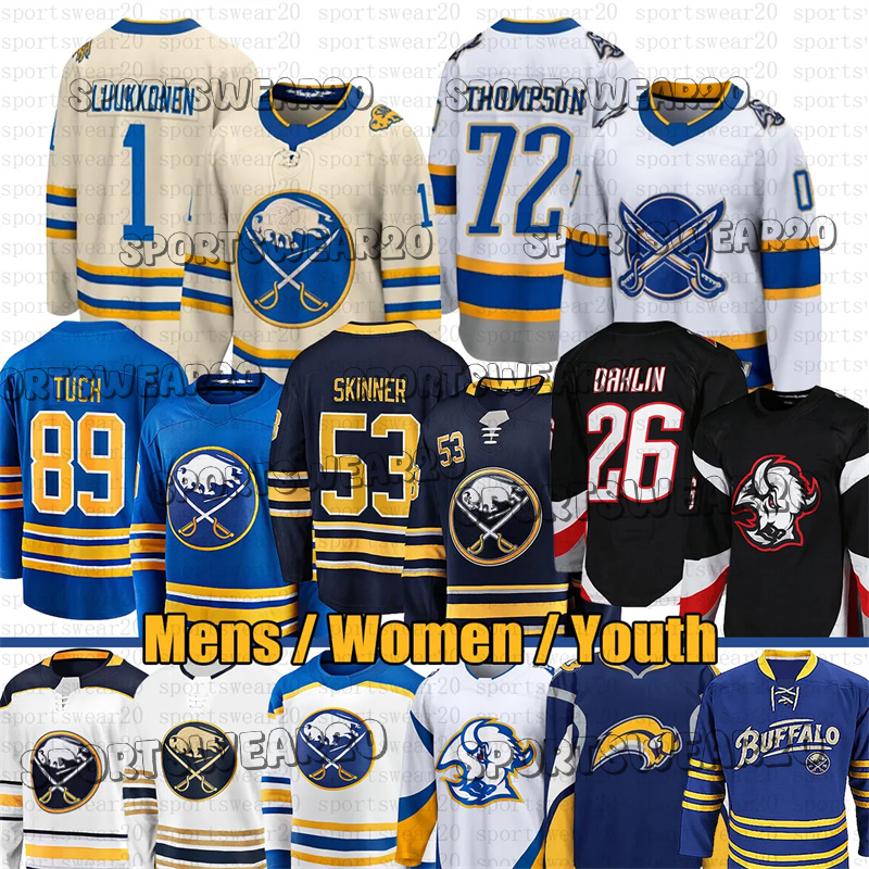 sabres jersey 72 Tage Thompson buffalos jersey Alex Tuch Rasmus Dahlin Jason Zucker JJ Peterka Power DylanS Cozens Bowen Byram Ukko-Pekka Luukkon-image-934809219