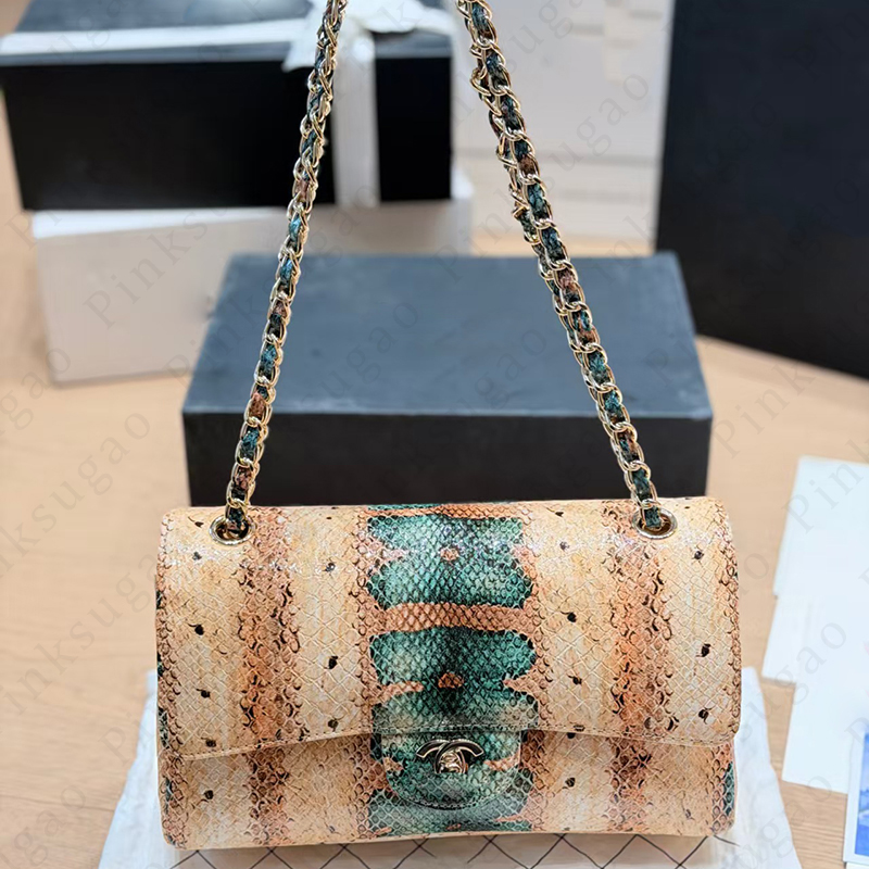 Pink sugao women designer shoulder bag crossbody chain bags fashion luxury high quality Serpentine girl handbag purse fashion shopping bag Chaoka260