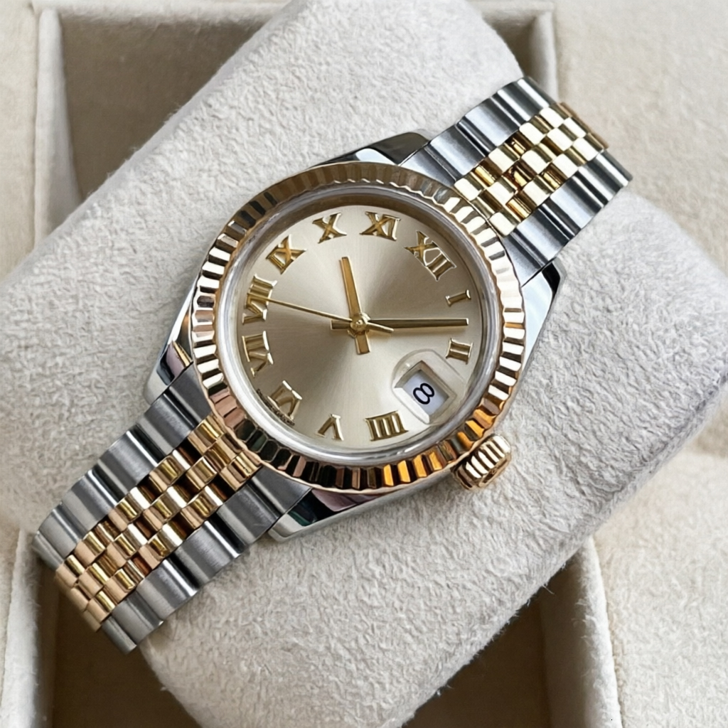 Montres de créateurs de qualité supérieure pour femmes 28 mm 31 mm Montre à diamants Mouvement mécanique automatique perpétuel Saphir lumineux en