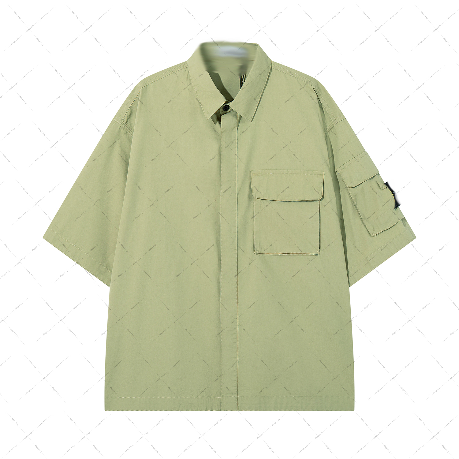 Men's Minimalist Embroidered T-Shirt Compass Patch Solid Color Crew Neck Short Sleeve Casual Streetwear Tee-image-1108189535