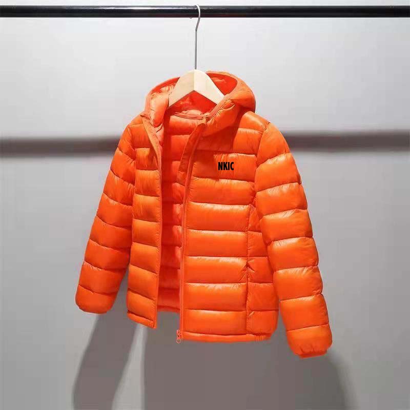 Children's Brand Down Outerwear Winter Down Coat Clothes letter Prints Boys Girls Cotton Padded Parka Coats Warm Hooded Jacket 1-10 Years-image-1108145512