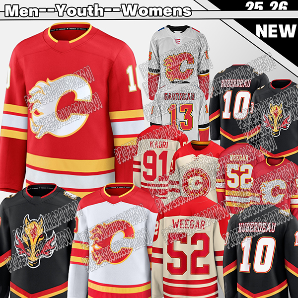 Calgary Hockey Jerseys Flamess Jersey Jonathan Huberdeau Rasmus Andersson Nazem Kadri Mikael Backlund MacKenzie Weegar Jersey 2025-image-987076339