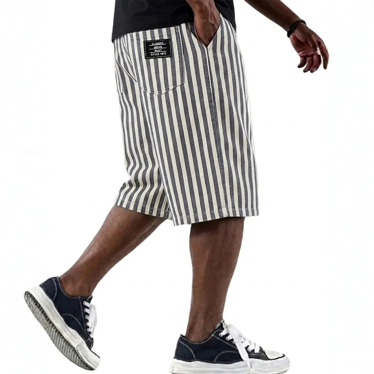 High-end luxe designer strandbroeken voor heren Outdoor Casual Zebraprint Nieuwe trend Modieus en veelzijdig Amerikaans Grote maten Losse shorts met