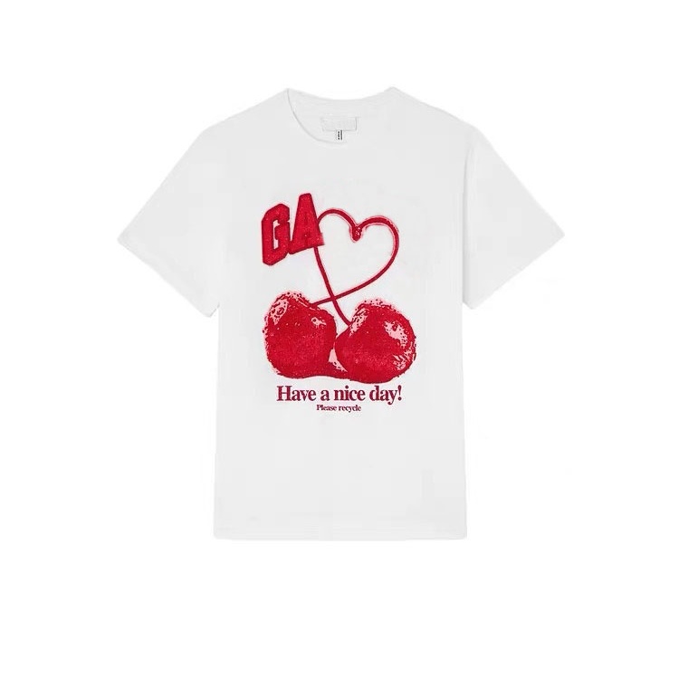 26 summer new hotfix stones printed tees cotton short-sleeved summer t-shirts women designer round neck t shirts y2k tops-image-973637380