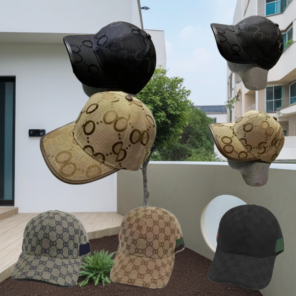 Baseball cap designer style ladies outdoor shopping trend casual hat totem plaid retro look soft skin friendly summer lightweight breathable men pea