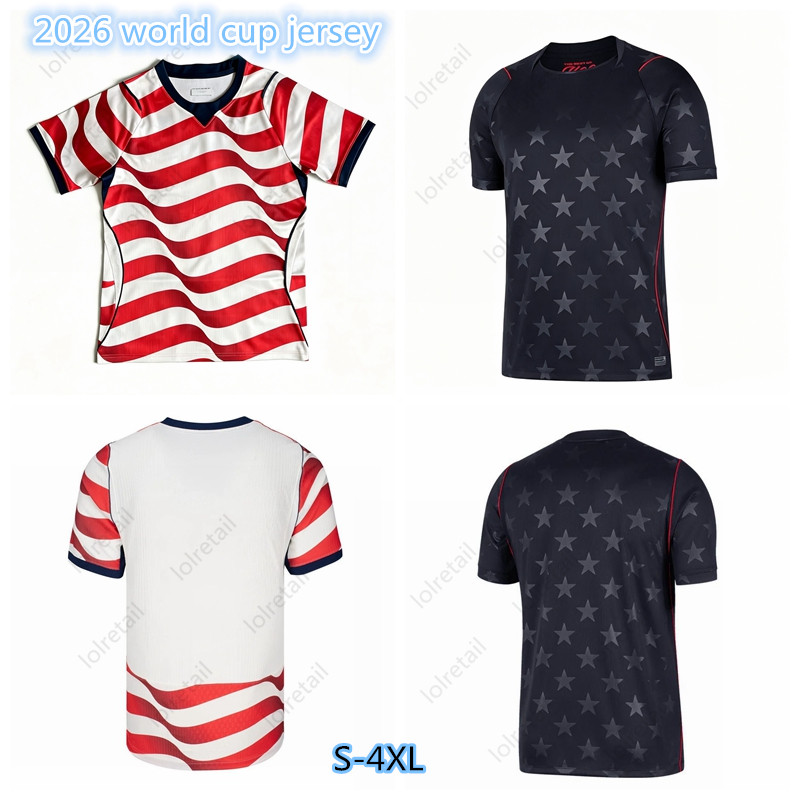 2026 Wereldbeker Amerikaans T-shirt, sporttrui van het nationale team, designer voetbalsportshirts met korte mouwen voor heren en dames, fan-T-shirt