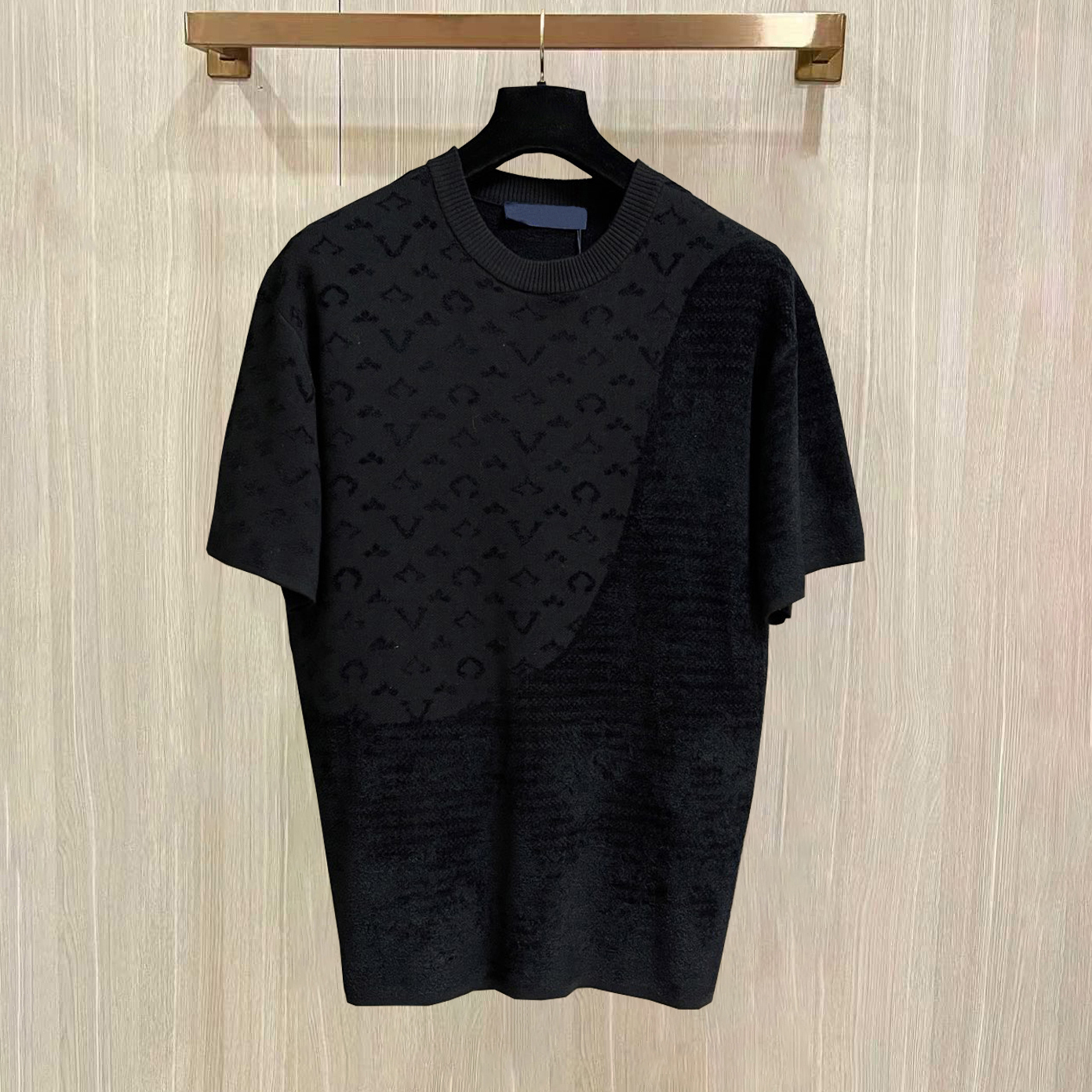 High quality designer men shirt, men t shirts, knitted jacquard sports and casual tops. designer shirts, mens short sleeved warm shirt, US size