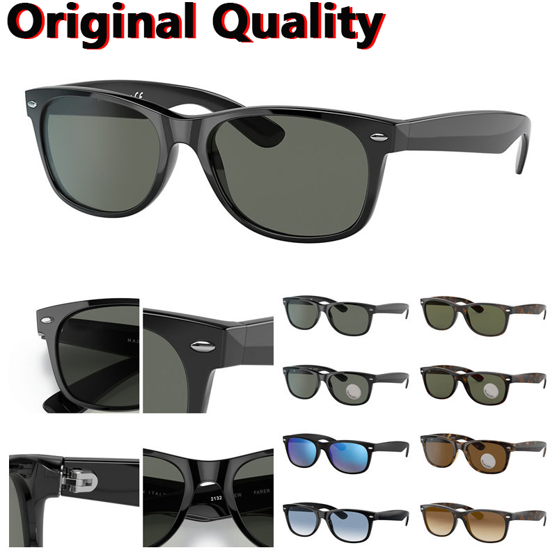 classic Unisex new wayfair Sunglasses No 2132 real glass made lenses brand Designer sun glasses for men women sunglasses with free original quality