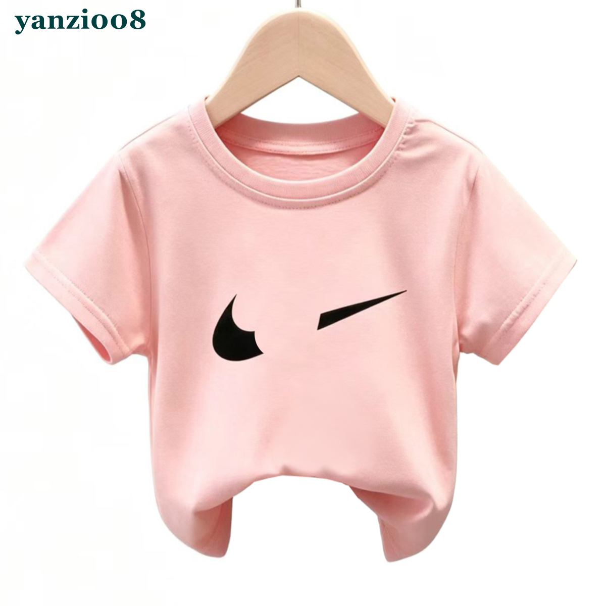 New Designer Kids Tees Children's Brand Clothing T-shirt Top Summer New Short Sleeve Polo Shirts Boys and Girls Cotton Casual Tops &Tees Bra-image-1108453586