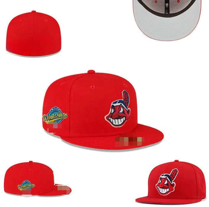 Men's Baseball Full Closed Caps Summer Indians 2025 World Series NYG Champions Champs Letter Bone Men Women Black Color All 32 Teams Casual