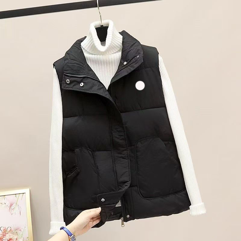 Women's Vests Woman Designer Puffer Down Gilet Vests Thick Puffy Light Weight Men Loose Winter Coats Outdoor Zipper Sleeveless Warm Female jack