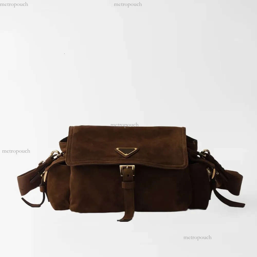 triangles bag Designer Bag Crossbody Bag p Bag Luxury Designer Bags Classic Message Luxury Suede Shoulder Bag Nylon New Woman Flap Fashion Letter Ha