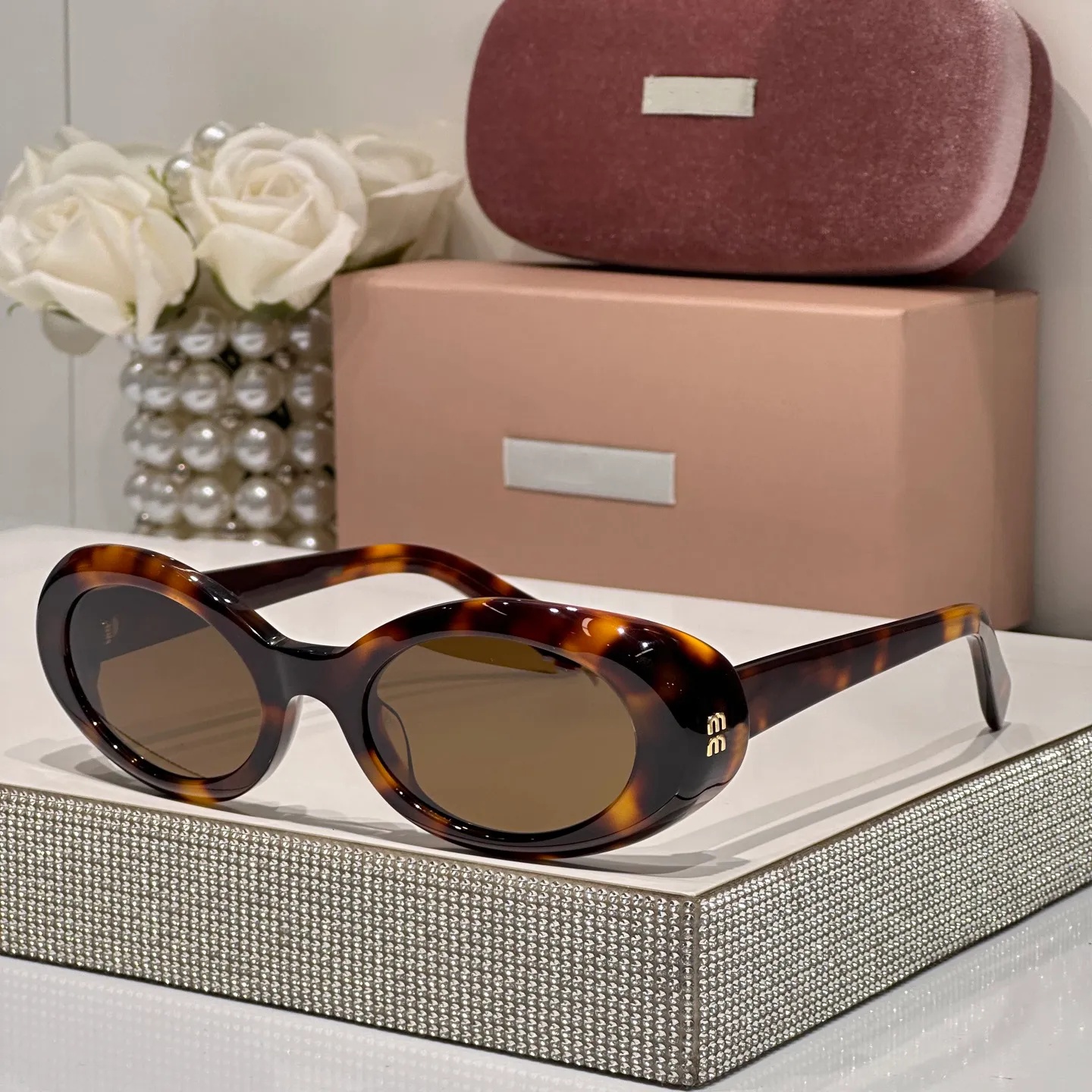 Luxury Glasses women vintage cat eye sunglasses oval glasses Package type hairband glasses Shades Eyewear Men Sun Glasses design UV