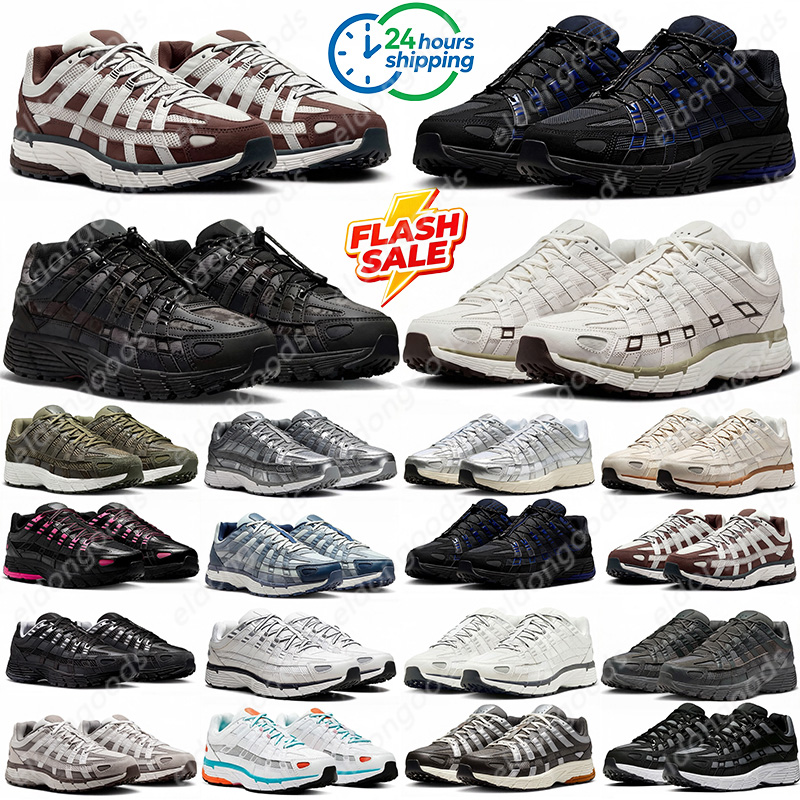 Free shipping Designer p6000 men women running shoes Black Phantom Brown White Grey Red trainers outdoor durable sneakers comfortable sports shoes