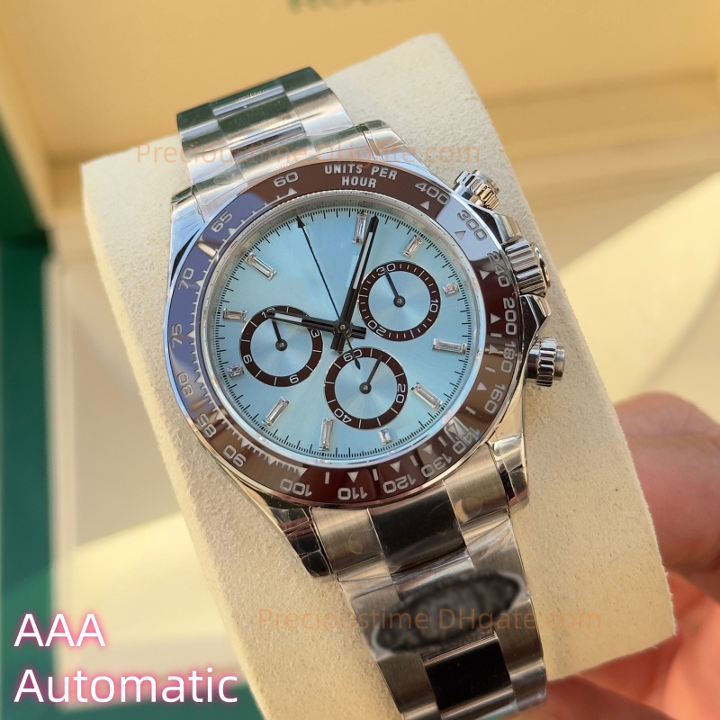 TOP AAA Men's watch 40mm High Quality Automatic Mechanica Designer Waterproof Watches Full Stainless Steel Sapphire Luminous Timer Sports Wrist