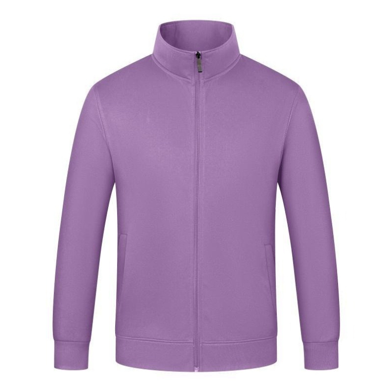 A300 New Style Stand Collar Thick Zip Up Sweatshirt Couples Outerwear-image-1113072400